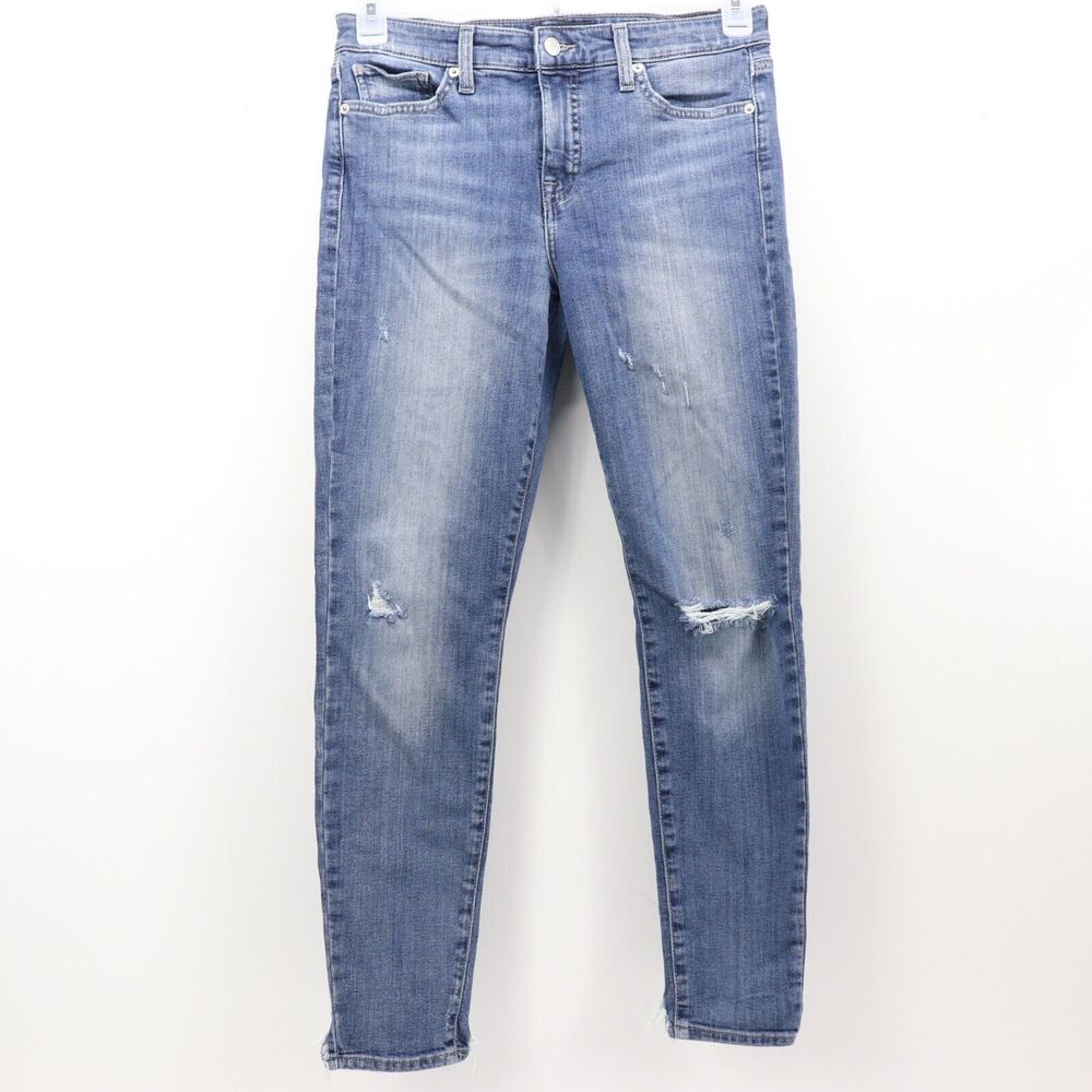 Lucky Brand Ava Super Skinny Jeans Women's 8/29 High Rise Medium Wash Denim Orta